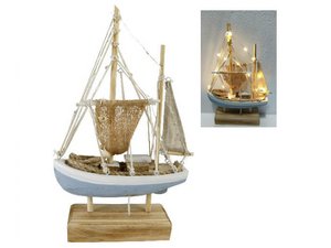 Visboot met LED -licht 31,5x18,5x6,5 cm