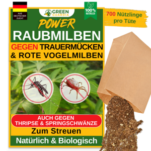 Raubmilben Mix gegen Trauermücken & Rote Vogelmilben
