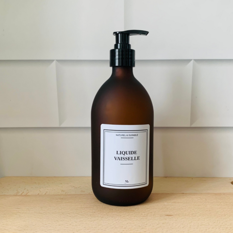 Glass bottle - Dishwashing Liquid Dispenser