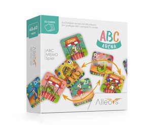 ABC Arena - Memo Spiel - Buchstaben lernen mit Zirkustieren