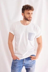 Striped Pocket T-shirt