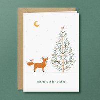 Weihnachtskarte | Fuchs | Waldtiere