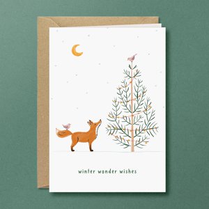 Christmas card | Fox | Woodland animals