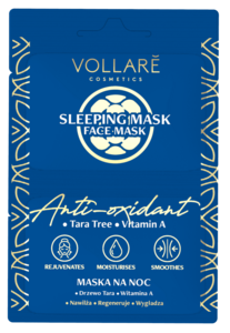 Intense regeneration and detox night mask - 2 x 5 ml - Vollaré Cosmetics