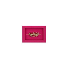 EVERYDAY HERO frame card wood lettering magnet
