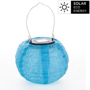 BUITENLAMP MET ZONNEPANEEL TURQUOISE 1XAAA HH3051737