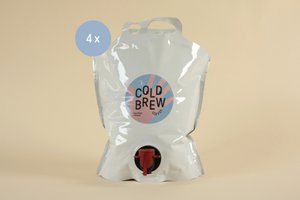 4x Bio Cold Brew Coffee Pure Black Ethiopia 3 L