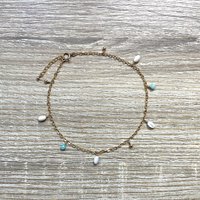 Serena mother-of-pearl Amazonite bracelet