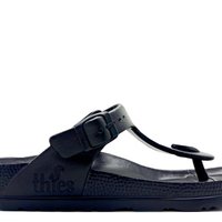 thies 1856 ® Ecofoam Thong Sandal vegan black
