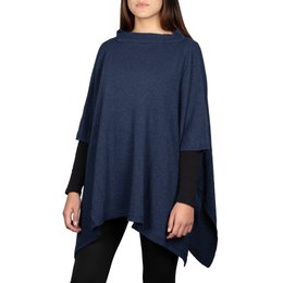 JULY - Poncho rectangular en mezcla de cashmere