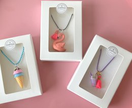 Flamingo | Børne halskæde