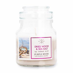 Geurkaars Gedroogd Hout & Zeezout - 113g