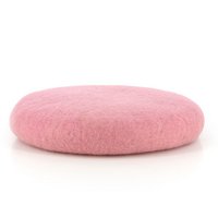 Sitzkissen Rund ROSE aus FILZ, 100% Naturmaterial, 38 cm RUND viele Farben Pastel, Filz mit Woll-Füllung, Fair Trade & Handarbeit aus Nepal