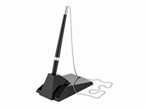 Ballpoint pen Alco rectangular standard black ballpoint pen