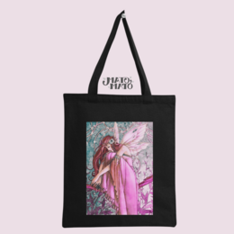 Borsa tote organica Celtic Fairy 3 - Mitologia irlandese