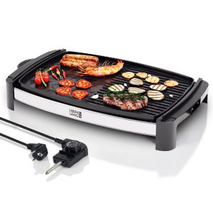 LIFETIME elektrische grill met TÜV & GS 2200 watt - elektrische grill 4-8 personen | Draagbare XXL-binnengrill | Tepaniaky tafelgrill elektrische grill voor balkon