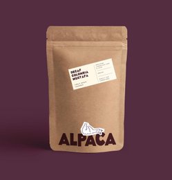 Decaf Colombia Mustafa Single Origin Coffee, 200g or 1KG, whole bean coffee with a smooth, balanced flavor profile.