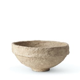 SUSTAIN skulpturel skål, stort sand