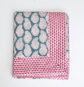 Tafellaken Shanti blue - Tablecover 160 x 270 cm