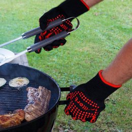 Guanti da barbecue di alta qualità: estremamente resistenti al calore in fibre aramidiche