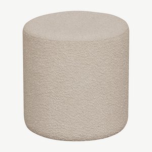 Penelope poef, bouclébeige