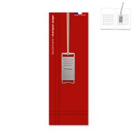 Metal bookmark - grater