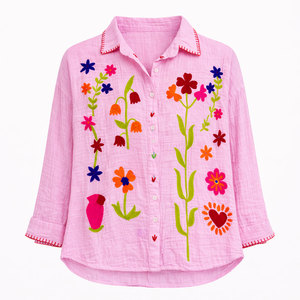 HS Blouse - In 3 Kleuren - Handmade Floral