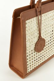 CAMEL CHAÎSE CARRÉ HANDTASCHE
