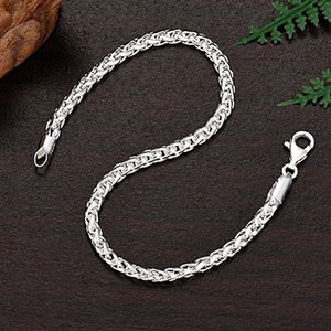 Klassisches Drachenkettenarmband aus Sterlingsilber