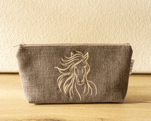 Toilet bag horse 3 dark
