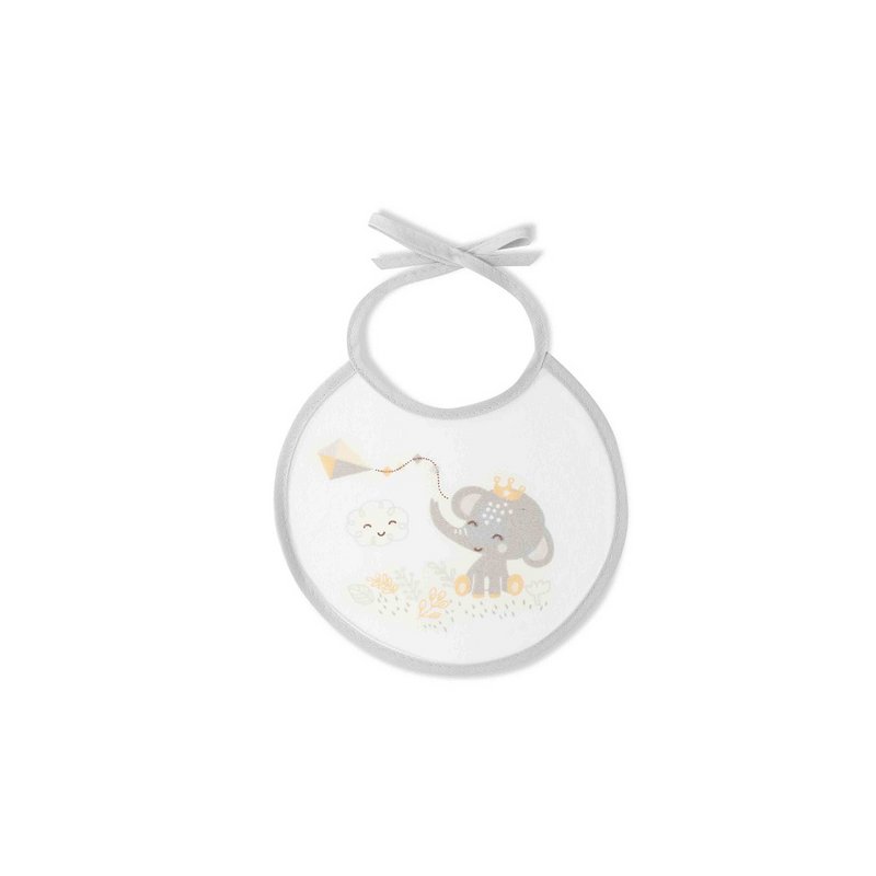 PACK 2 BABEROS - 20X20 - CACHIRULO ESTRELLAS - GRIS