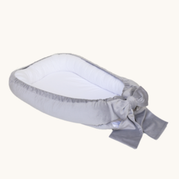 velvet babynest with bow (7 colors)