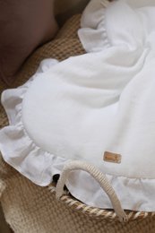 summer linen baby sleeping bag with frills, baby sleeping sack with frills 1 TOG, 1.5 TOG, 2.5 TOG