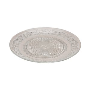 Decoratief bord barok van glas Ø 25cm