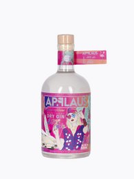  Limited edition liquor bottle with colorful, artistic label design featuring abstract shapes and patterns.