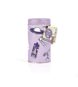 METAL BOX + COLOR CLIP+ STICKY NOTEBOOK+25 G GLOW IN THE DARK + 15 G STANDARD