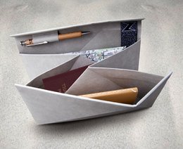 Cellulose fiber travel document holder organizer