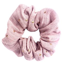 Scrunchie med en knivspids guld