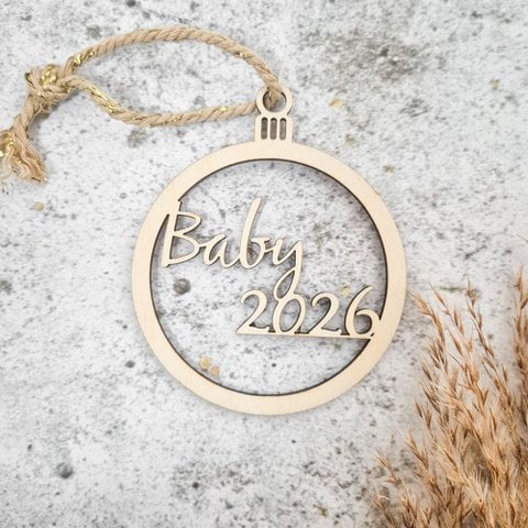 Weihnachtskugel – Baby2026