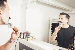 Blaireau de rasage vegan