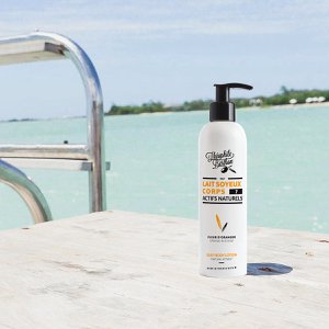 Silky body milk with 7 natural active ingredients. Orange blossom fragrance. 240ml