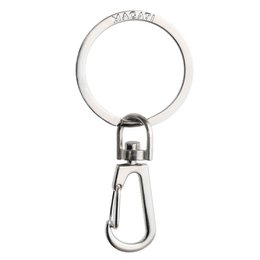 Karabiner - 5er Pack, 10er Pack. Metal carabiner keychain in silver color.