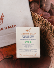 Vaste Aleppo zeep 20 %