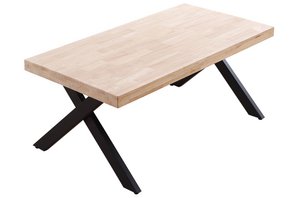 LIFT COFFEE TABLE XENA STRAIGHT NORDISH OAK / BLACK TOP. OK1068 (8472)