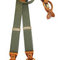 Sir Redman deluxe suspenders Denim Urban green