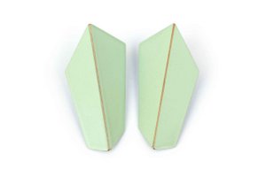 Oorbellen verticaal gevouwen