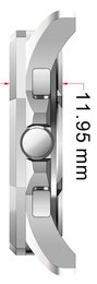 Chronographe Finestra Miura en acier inoxydable 10 ATM