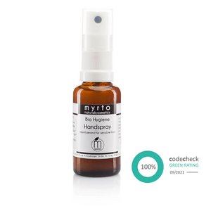 myrto Bio Hygiëne Handspray - beschermend en voedend voor de gevoelige huid