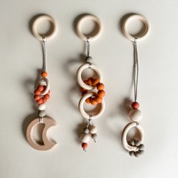Babygym toys / Moon - apricot
