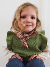  Cinnamon bandana scarf kids, paisley pattern, rust orange red, cotton fabric, triangle fold style